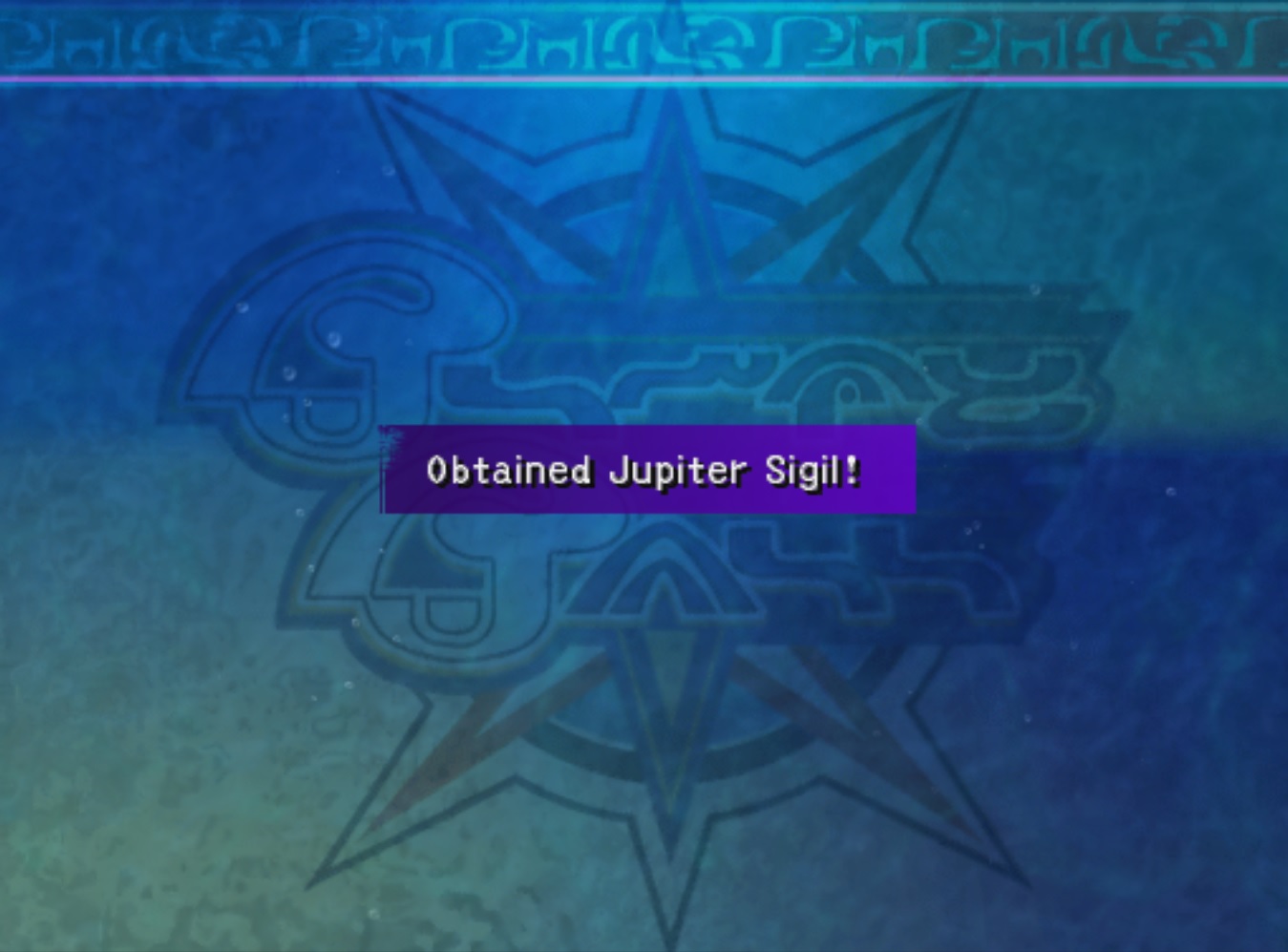 Jupiter Sigil Obtained